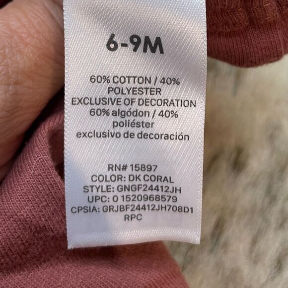 5 for $25🔥Easy-Peasy/ Garanimals Bodysuits Baby Girl Size 6-9 Months - Picture 5 of 6